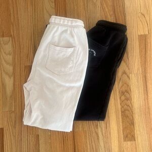 The Upside Black and Pink Joggers